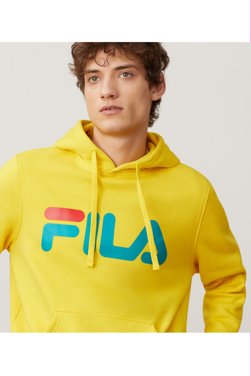 Red Men's Fila Flori Hoodie Hoodies | qnNX9qFXXdM