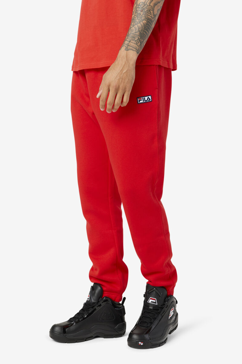 Red Men's Fila Garin Jogger Pants | 4IDUfLlJPbN