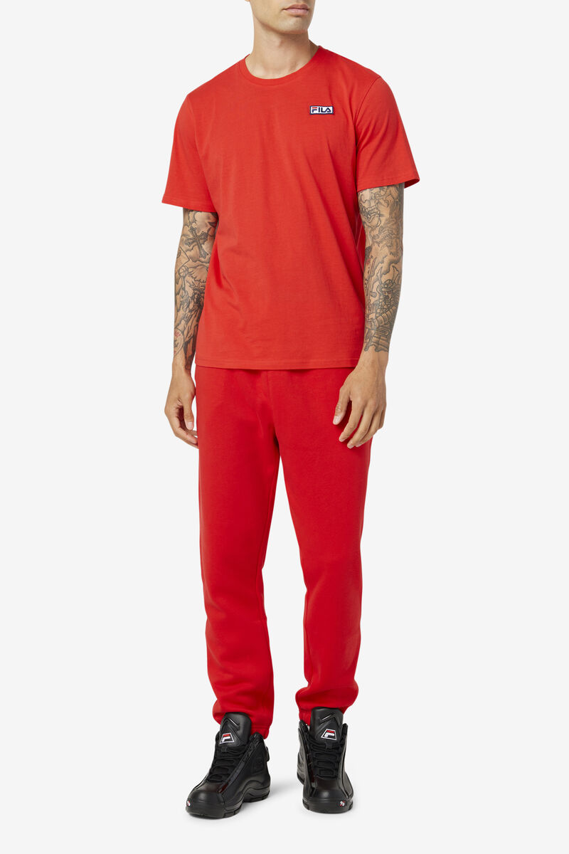 Red Men's Fila Garin Jogger Pants | 4IDUfLlJPbN