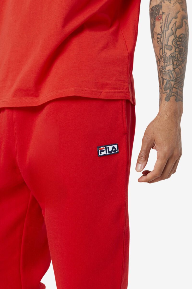 Red Men's Fila Garin Jogger Pants | 4IDUfLlJPbN