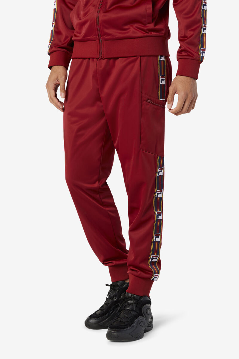 Red Men's Fila Jaxson Pant Pants | gL4NC177Wkd