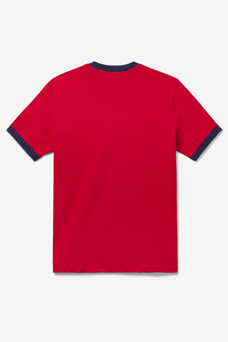 Red Men's Fila Marconi Ringer T Shirts | Zcyn5PS2vLx