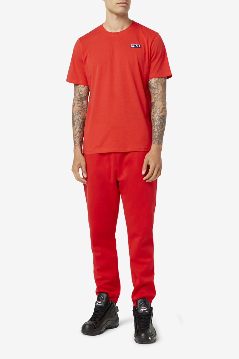 Red Men's Fila Skylar T Shirts | E13zN2ZlaMV