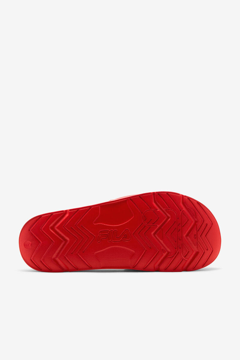 Red / Navy / White Men's Fila Drifter Sandals | ZGVbKvkiZxG