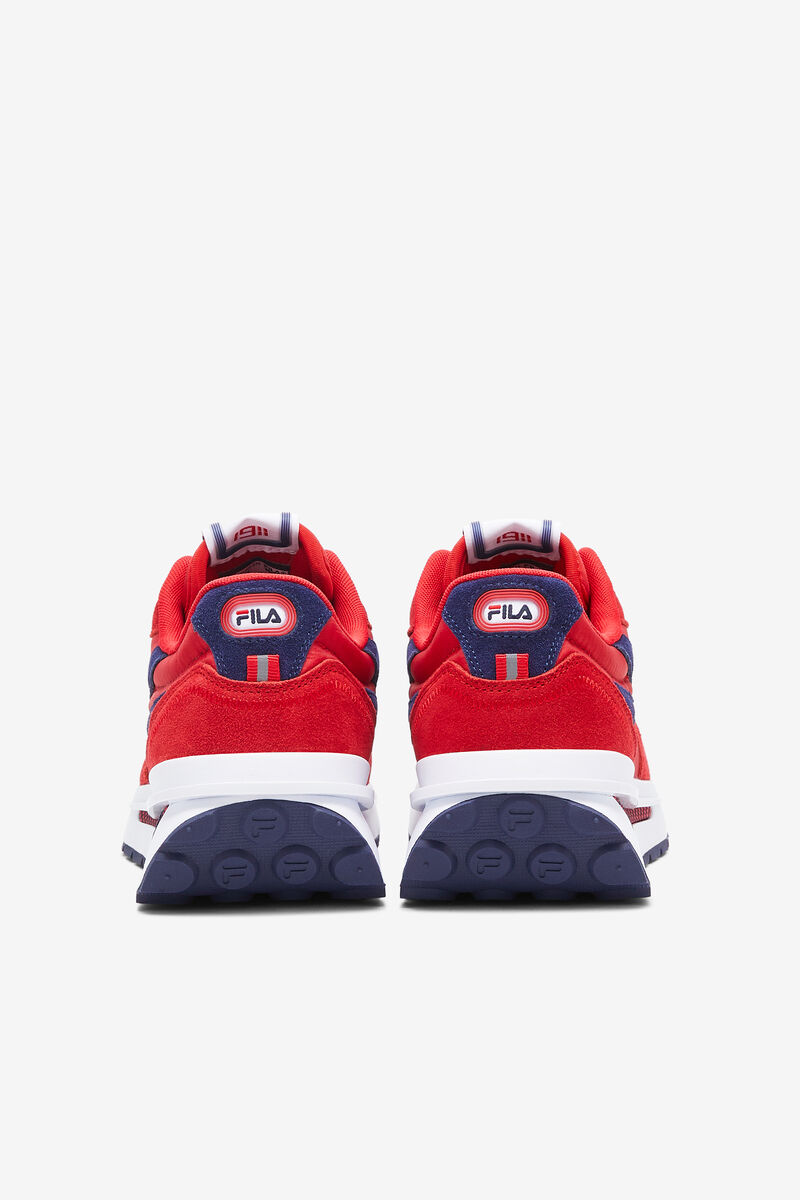 Red / Navy / White Men's Fila Renno Red 70s Sneaker | Fila Trainers | tVXuK77ItI9