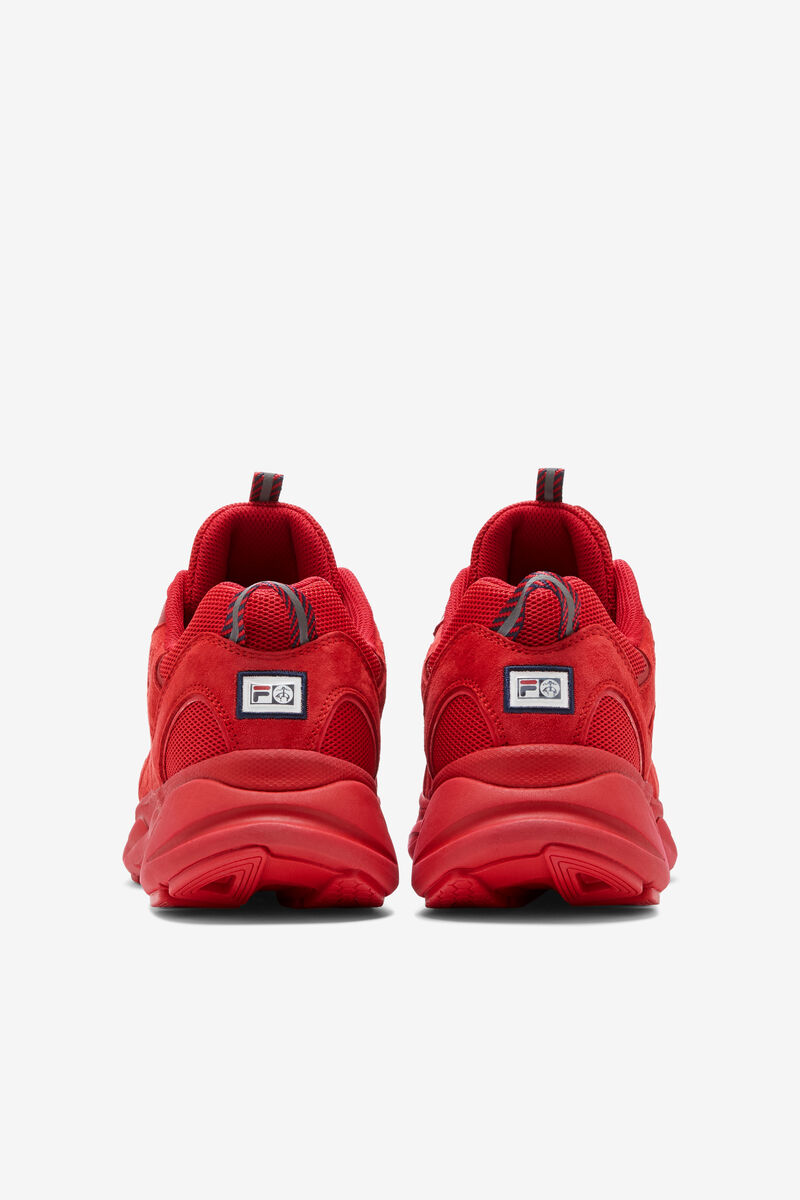 Red / Red / Red Men's Fila Trigate Red Suede Chunky Trainers X Brooks Brothers | Fila Trainers | K2j