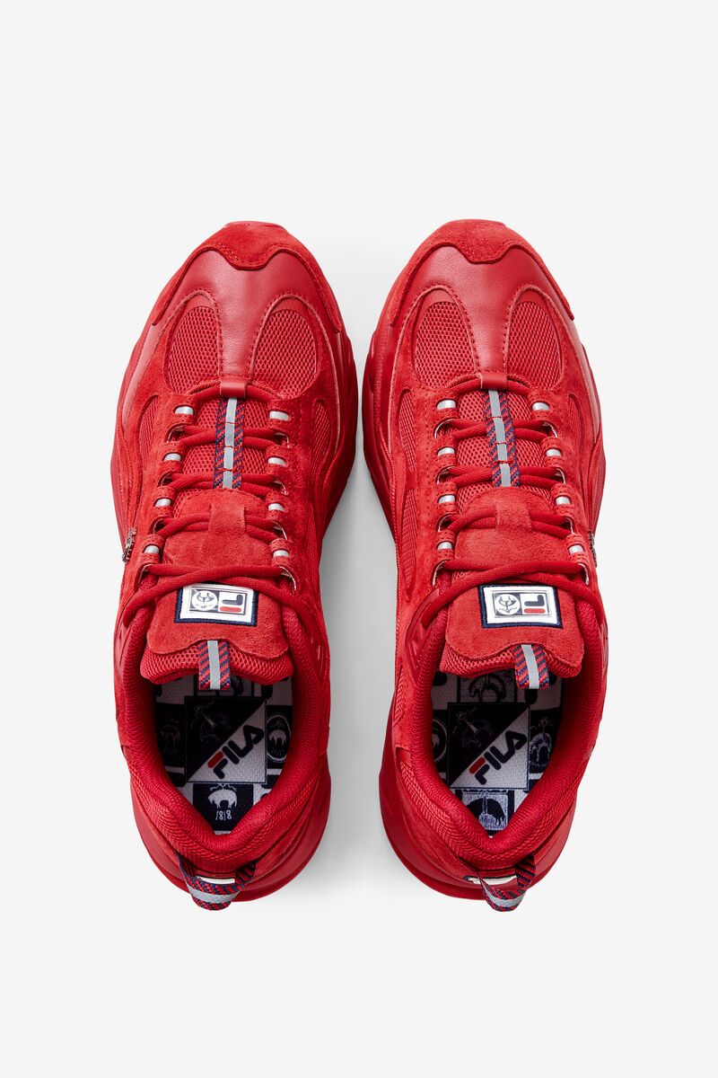 Red / Red / Red Women's Fila Trigate X Brooks Brothers Trainers | 2TVgwMjVEwJ