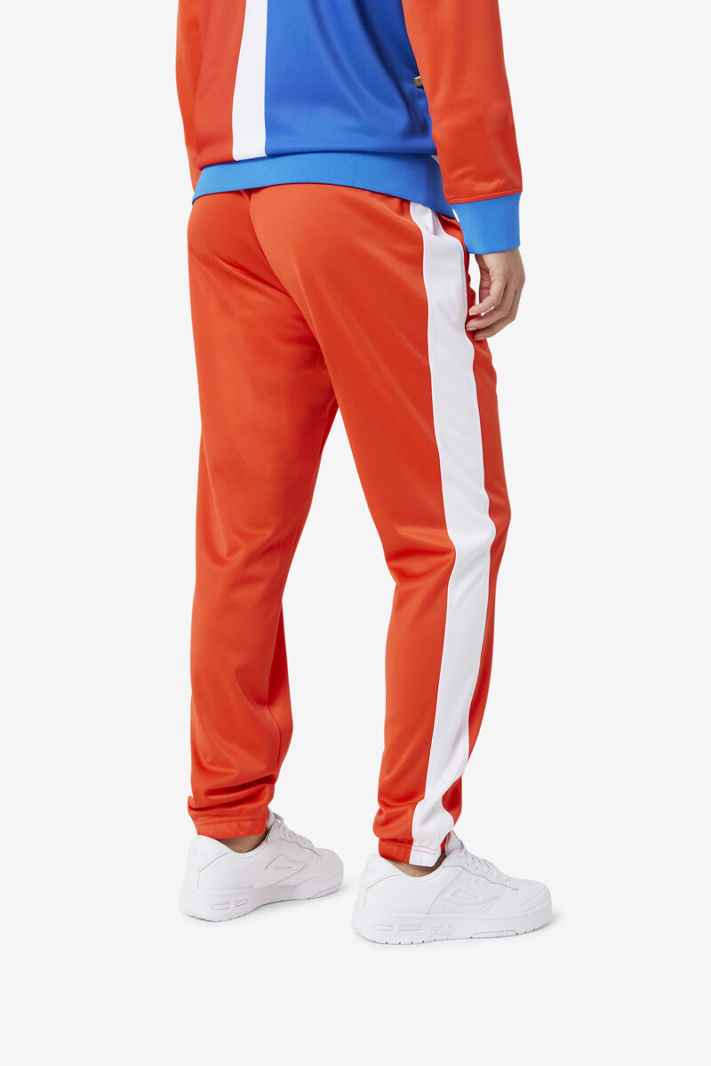 Red / White Men's Fila Dominican Republic Pant Pants | RfSfKBtrfjR