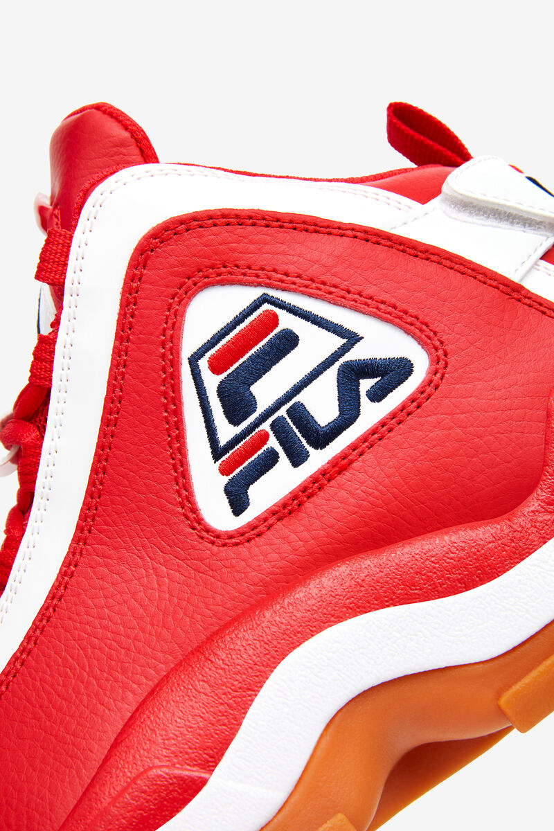 Red / White Men's Fila Grant Hill 2 Basketball Shoes | RI6V9PNcS5I