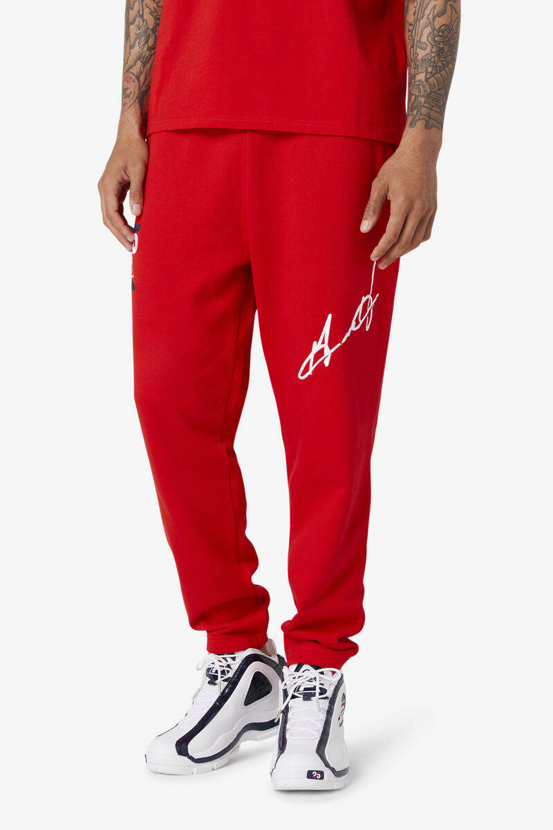 Red Women's Fila Grant Hill Orson Pant Pants | p147LaxTzk1