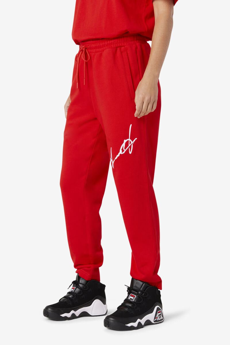 Red Women's Fila Grant Hill Orson Pant Pants | p147LaxTzk1