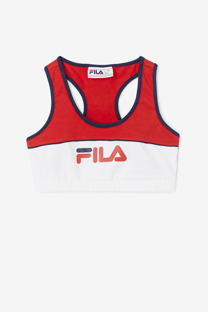 Red Women\'s Fila Kairi Bra Top Sports Bra | SvmbrOLI3B7