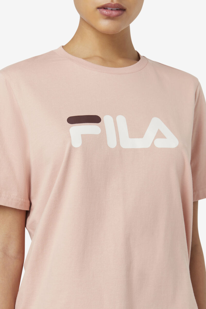 Rose / Deep Women's Fila Miss Eagle T Shirts | 21gHOOSYhwK