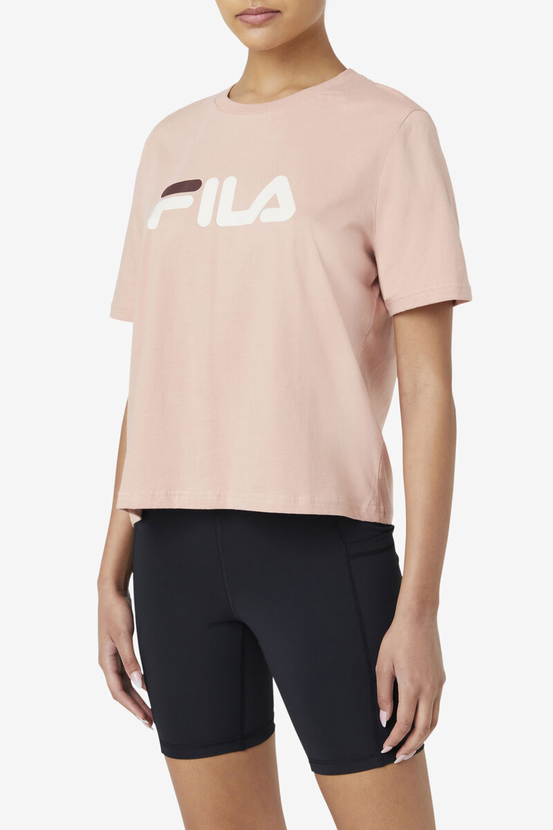 Rose / Deep Women's Fila Miss Eagle T Shirts | 21gHOOSYhwK