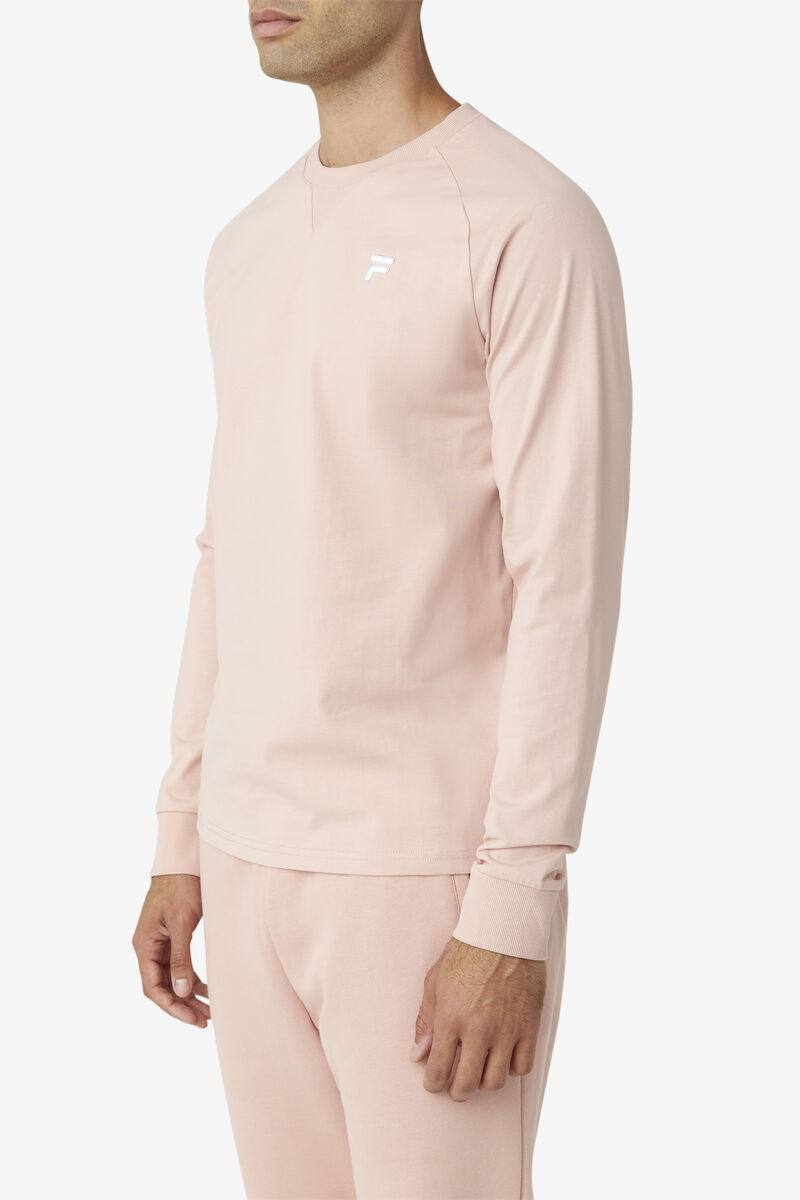 Rose Men's Fila Flynn Long Sleeve Shirt | CfP3BSfGHQj