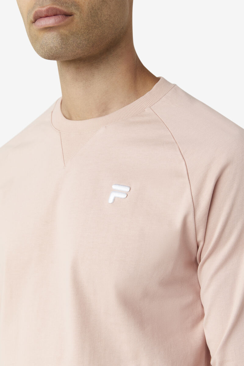 Rose Men's Fila Flynn Long Sleeve Shirt | CfP3BSfGHQj