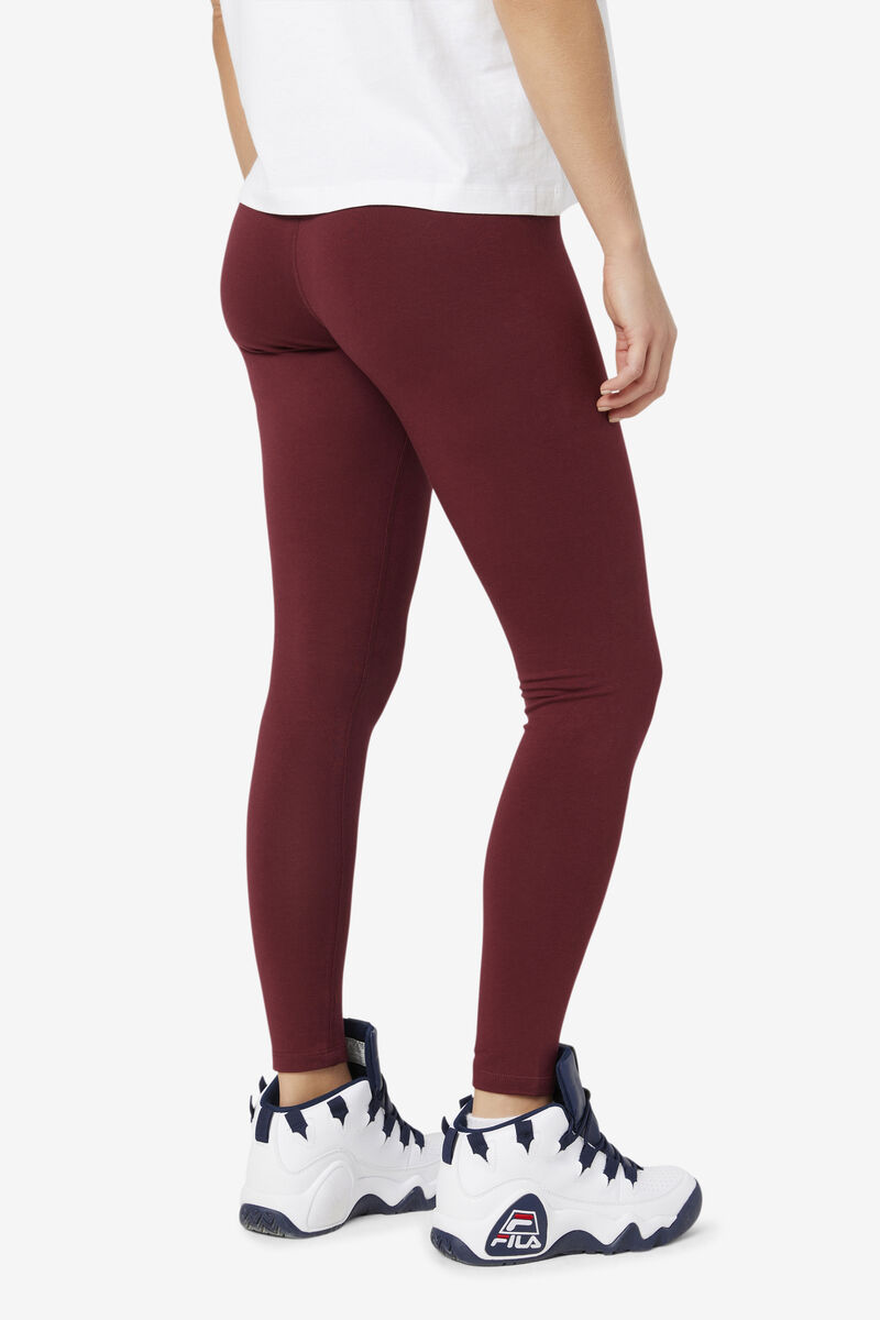 Rose Red Women's Fila Elora Legging Leggings | T47Km8Zu2hy