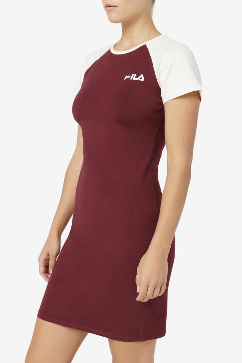 Rose Red Women's Fila Kyra Dress Dresses | VSTrJhwe6hU