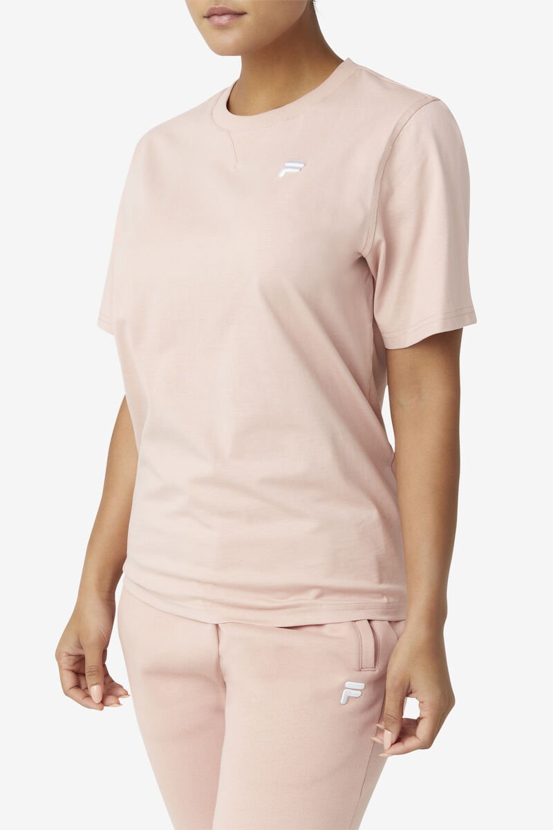 Rose Women's Fila Derion T Shirts | qfEhtqd2HLx