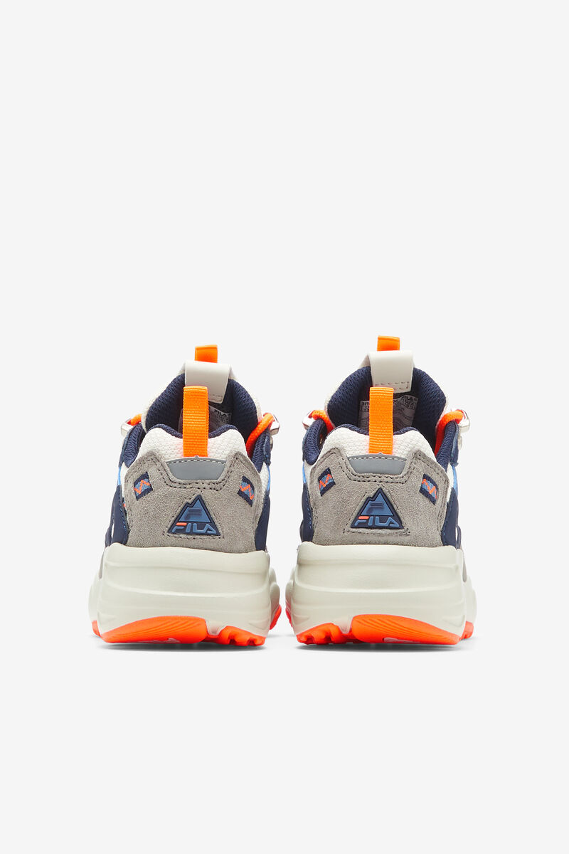 Silver / Orange Kids' Fila Little Ray Tracer Tr 2 Platform Shoes | ANqgkZWCAUU