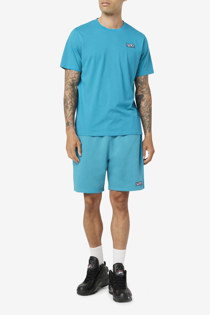 Turquoise Men's Fila Skylar T Shirts | 7JapIiDo2pJ