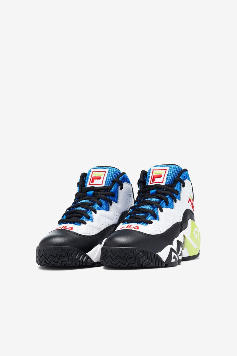 White / Black / Blue Kids' Fila Big Mb Basketball Shoes | 29JxgrPL6Ce