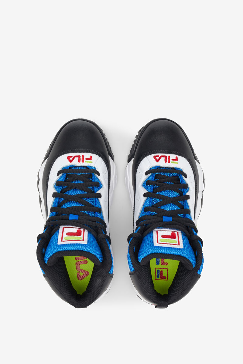 White / Black / Blue Kids' Fila Big Mb Basketball Shoes | 29JxgrPL6Ce