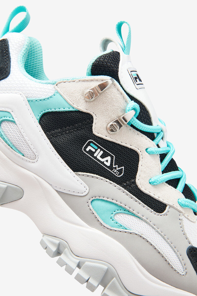 White / Black / Blue Turquoise Women's Fila Ray Tracer Tr 2 Sport Shoes | mCPYxCfO3HD