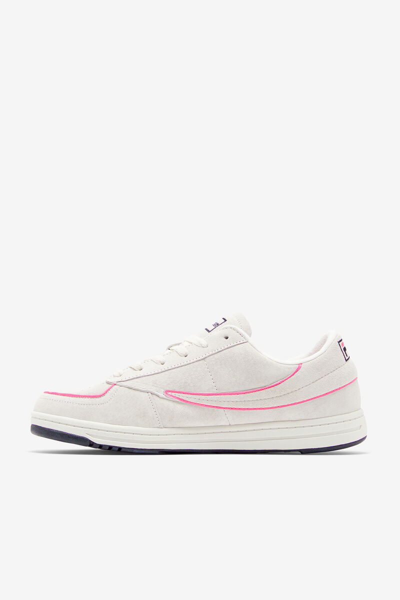 White / Black / Pink Men's Fila Tennis 88 Premium X Msgm Designer Trainers | Fila Trainers | 1smngtI