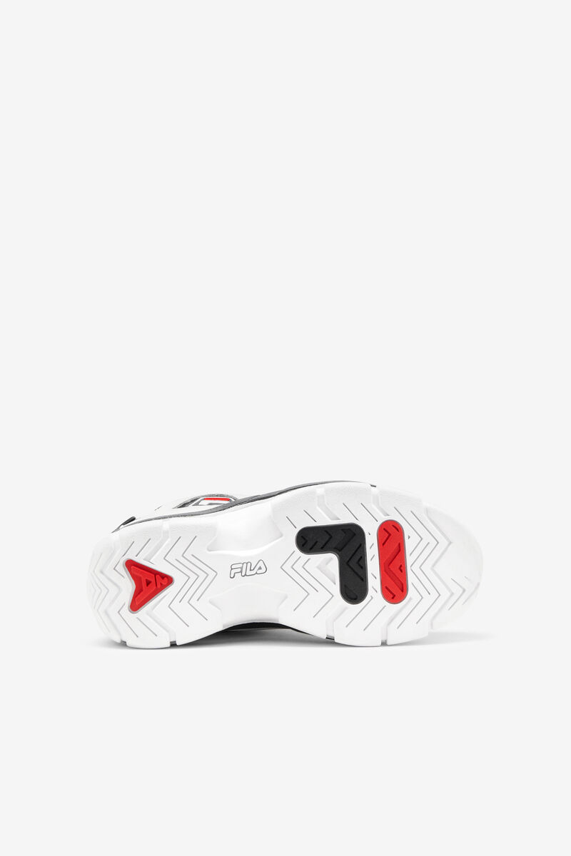 White / Black / Red Kids' Fila Big Grant Hill 2 Repeat Basketball Shoes | ToH3eGqjBjY