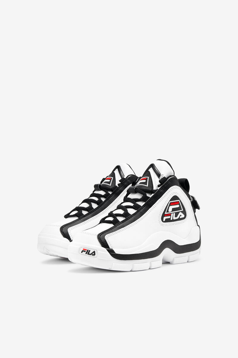 White / Black / Red Kids' Fila Big Grant Hill 2 Basketball Shoes | odpDUkMqKfF