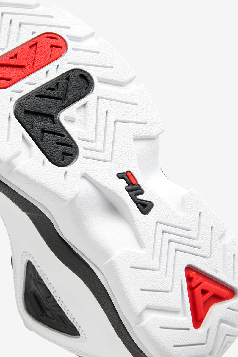 White / Black / Red Kids' Fila Big Grant Hill 2 Basketball Shoes | odpDUkMqKfF