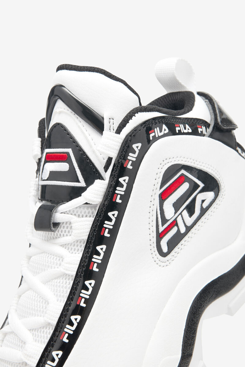 White / Black / Red Men's Fila Grant Hill 2 Repeat Shoes Official | Fila Trainers | 1Mjw5fXZElR