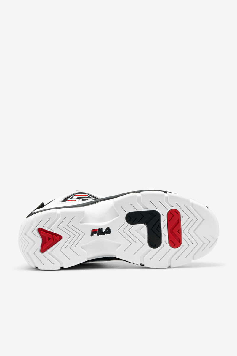 White / Black / Red Men's Fila Grant Hill 2 Basketball Shoes | Oo8tAvjMwNW