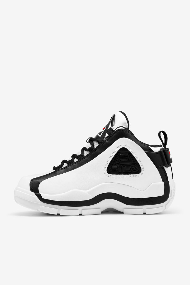 White / Black / Red Men's Fila Grant Hill 2 Basketball Shoes | Oo8tAvjMwNW