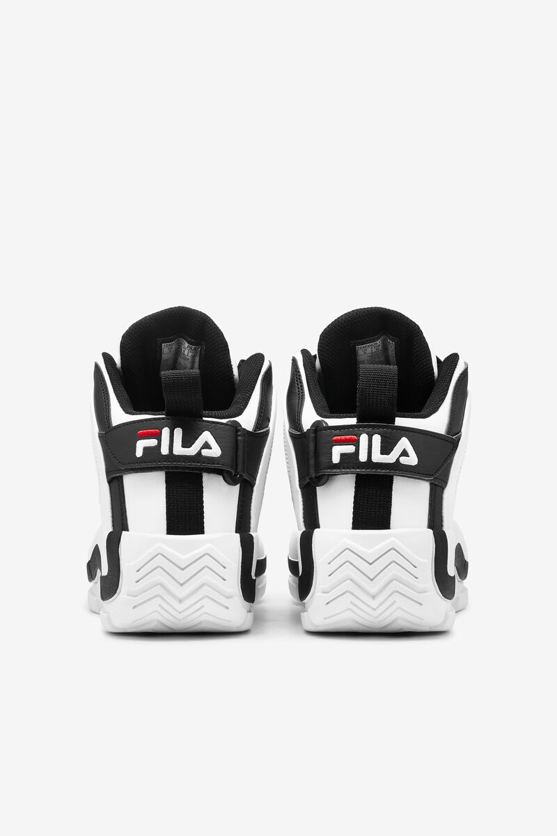 White / Black / Red Men's Fila Grant Hill 2 Basketball Shoes | Oo8tAvjMwNW