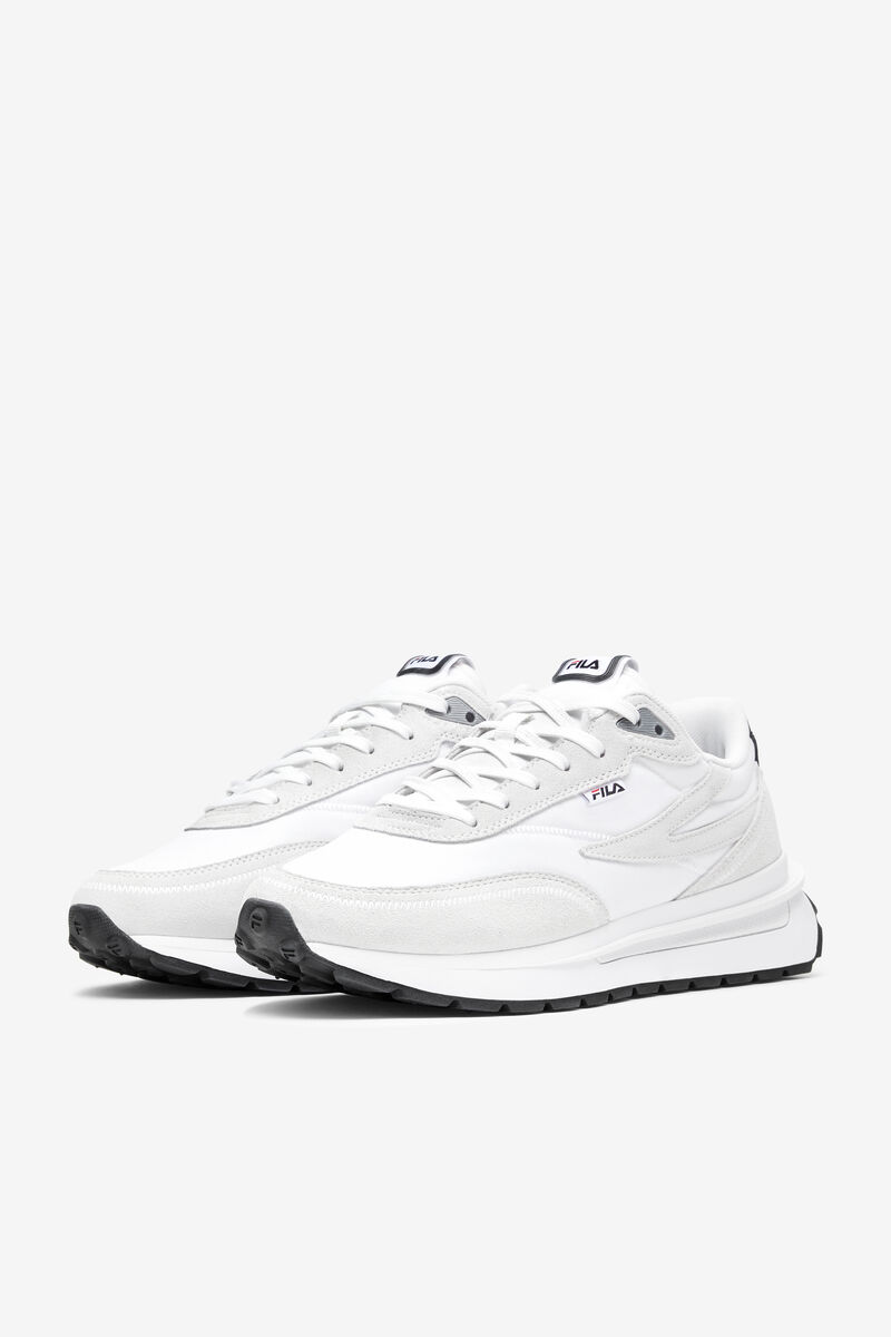 White / Black / Red Men's Fila Renno Chunky White Tennis Shoes | Fila Trainers | ba3ZH67pHD6