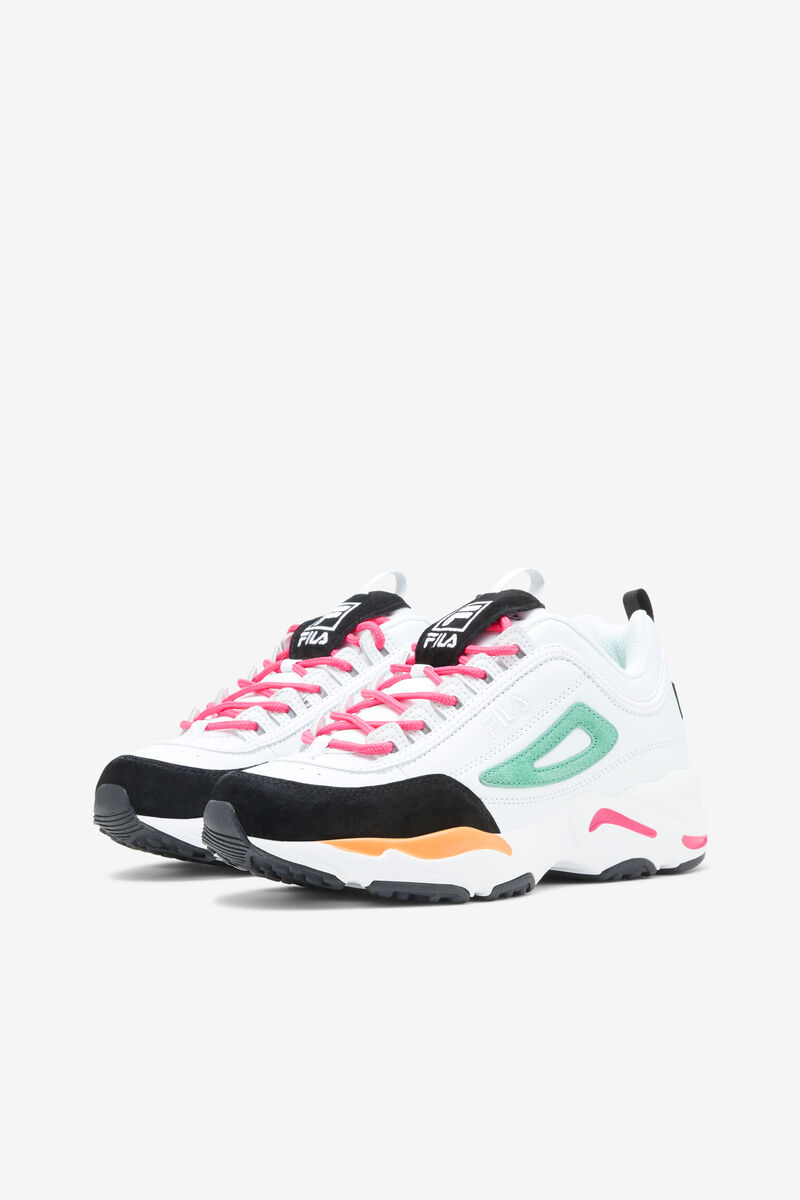 White / Black Women's Fila Disruptor 2 X Ray Tracer Trainers | S8oooCdvI4r