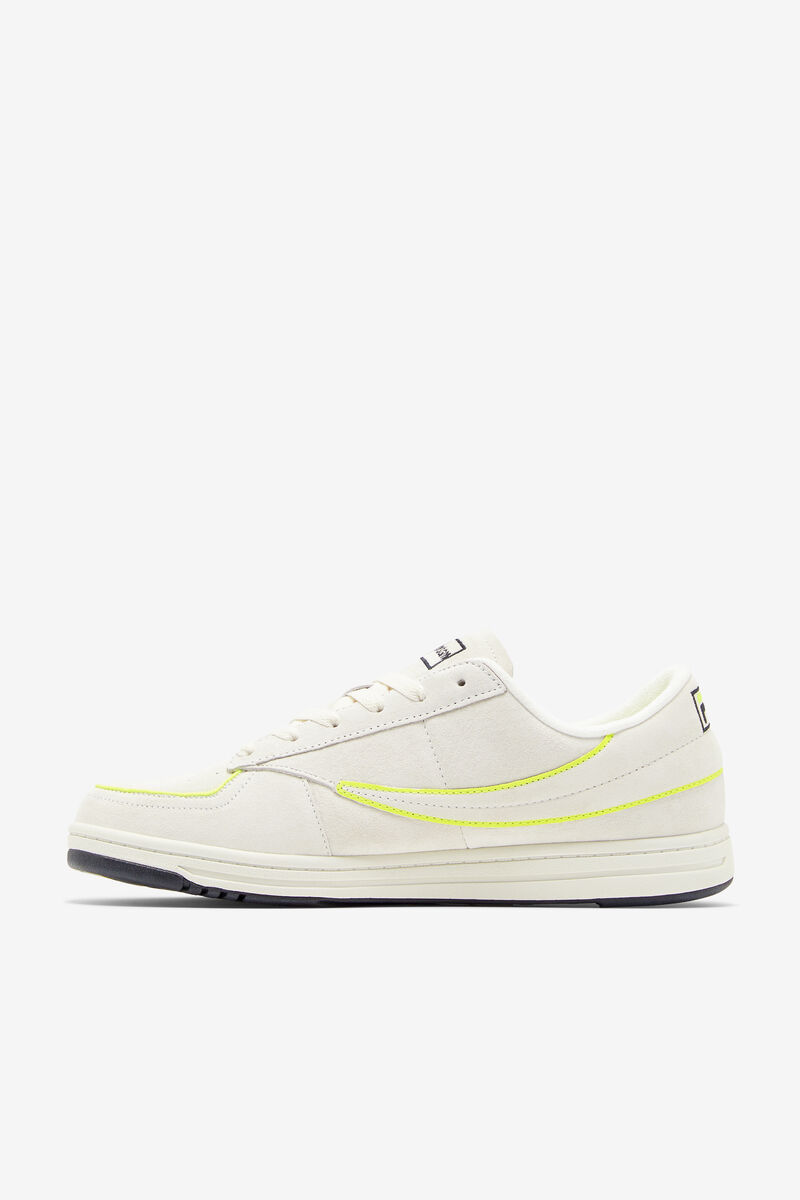 White / Black / Yellow Men's Fila Tennis 88 Premium X Msgm Designer Trainers | Fila Trainers | jCflf