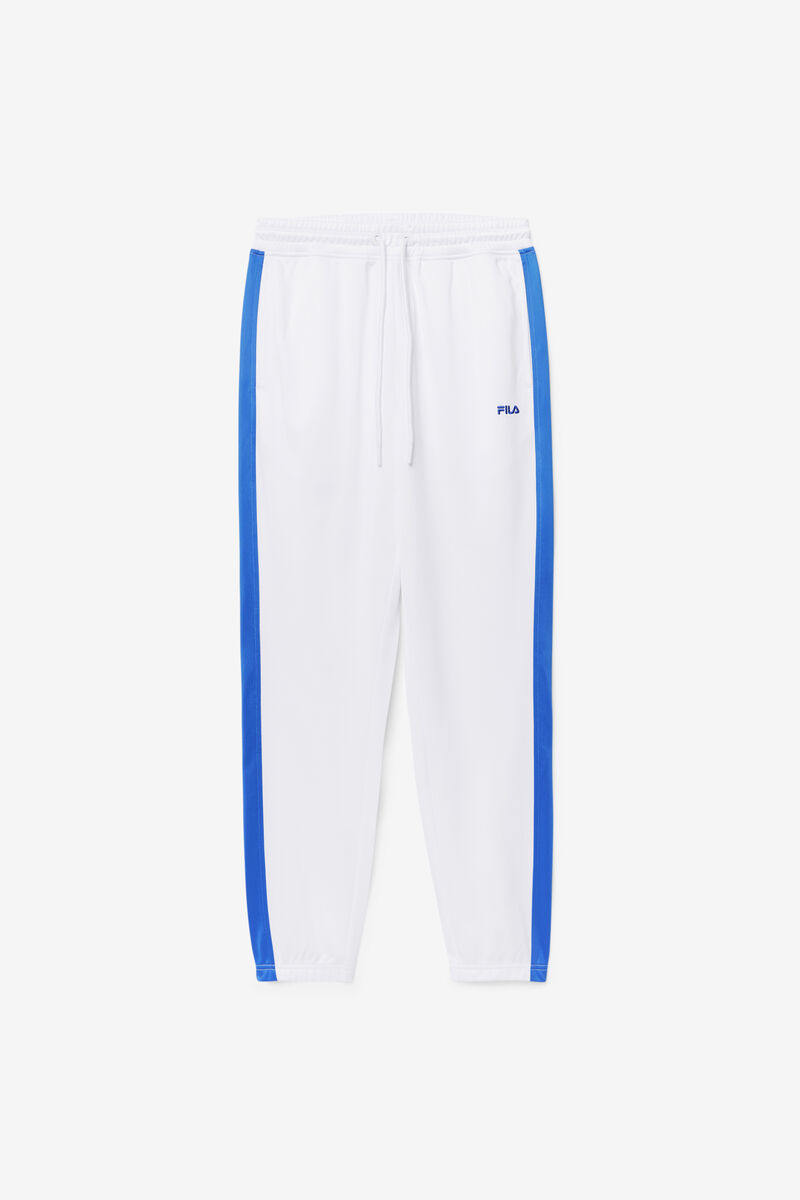 White / Blue Men\'s Fila Puerto Rico Pant Tracksuits | QAr4i8AwpYP