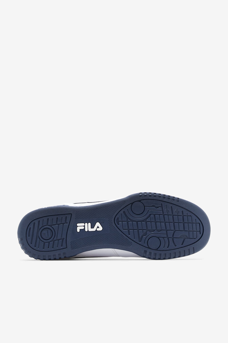 White / Blue / White Men's Fila Original Fitness Flat Shoes | 3hiW3avMCJd