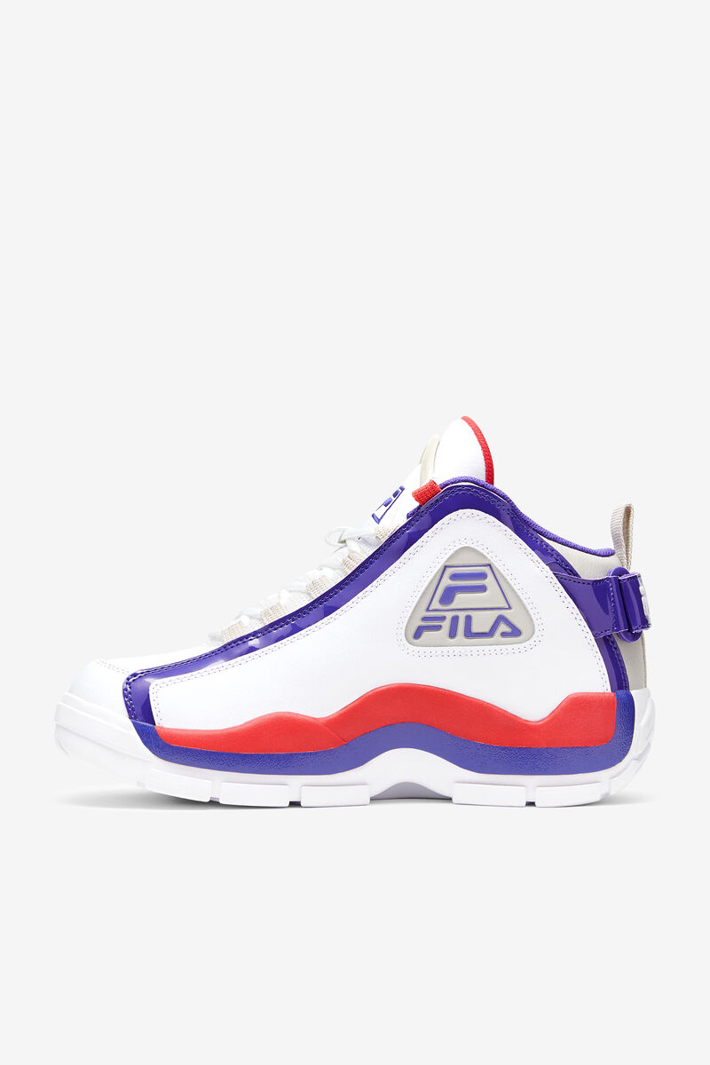 White / Deep Blue Men's Fila Grant Hill 2 Basketball Shoes | evSd2X4WmtN