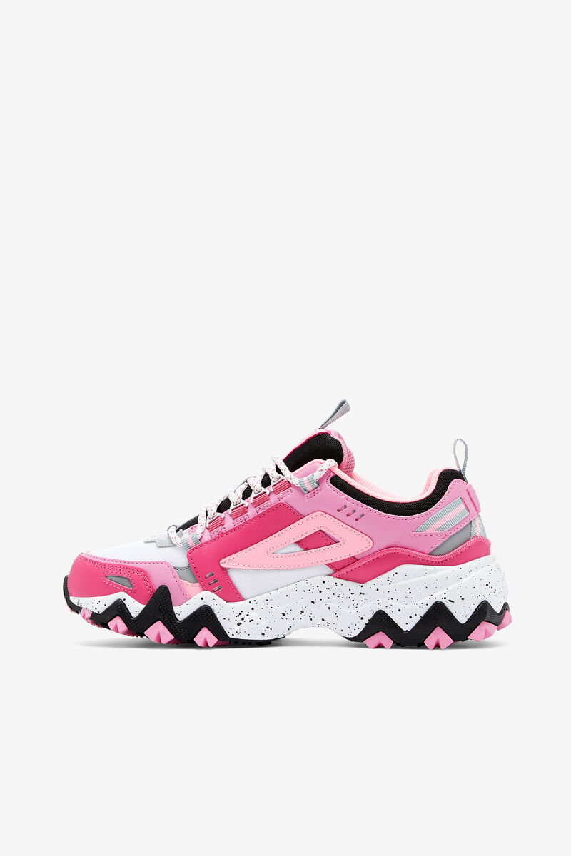 White / Fuchsia Rose / Fuchsia Pink Women's Fila Oakmont Tr Trainers | PAehBCztkSO