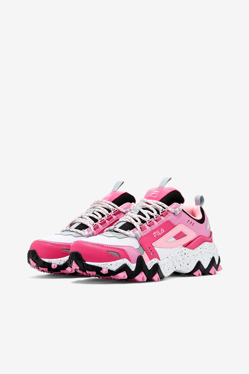 White / Fuchsia Rose / Fuchsia Pink Women's Fila Oakmont Tr Trainers | PAehBCztkSO