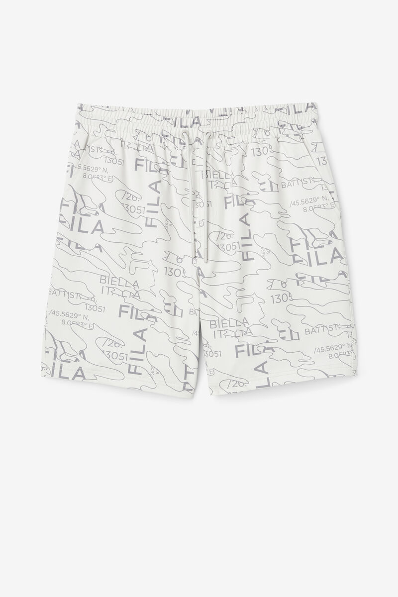 White Men\'s Fila Decklan Short Shorts | MdQyHwpadas