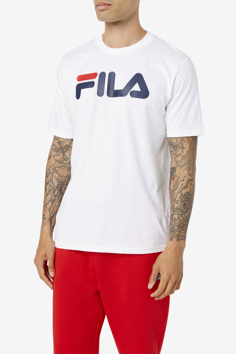 White Men's Fila Eagle T Shirts | inW2h8LMcrF