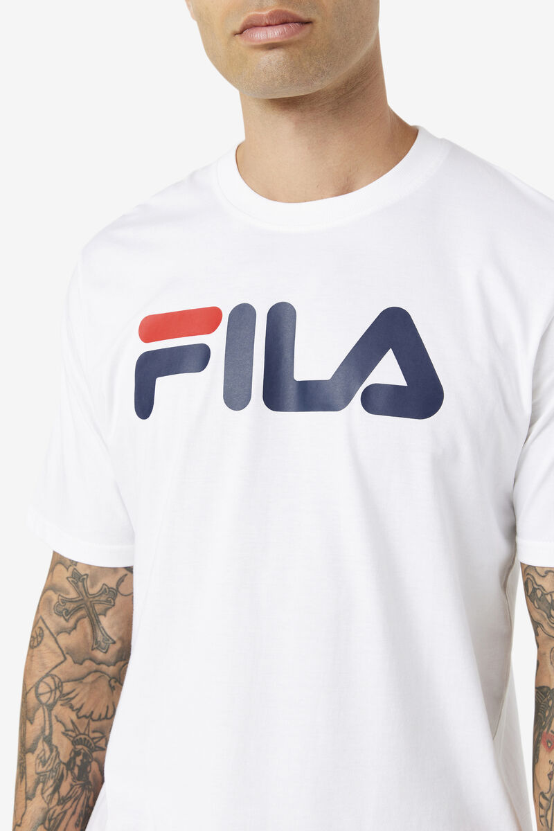 White Men's Fila Eagle T Shirts | inW2h8LMcrF