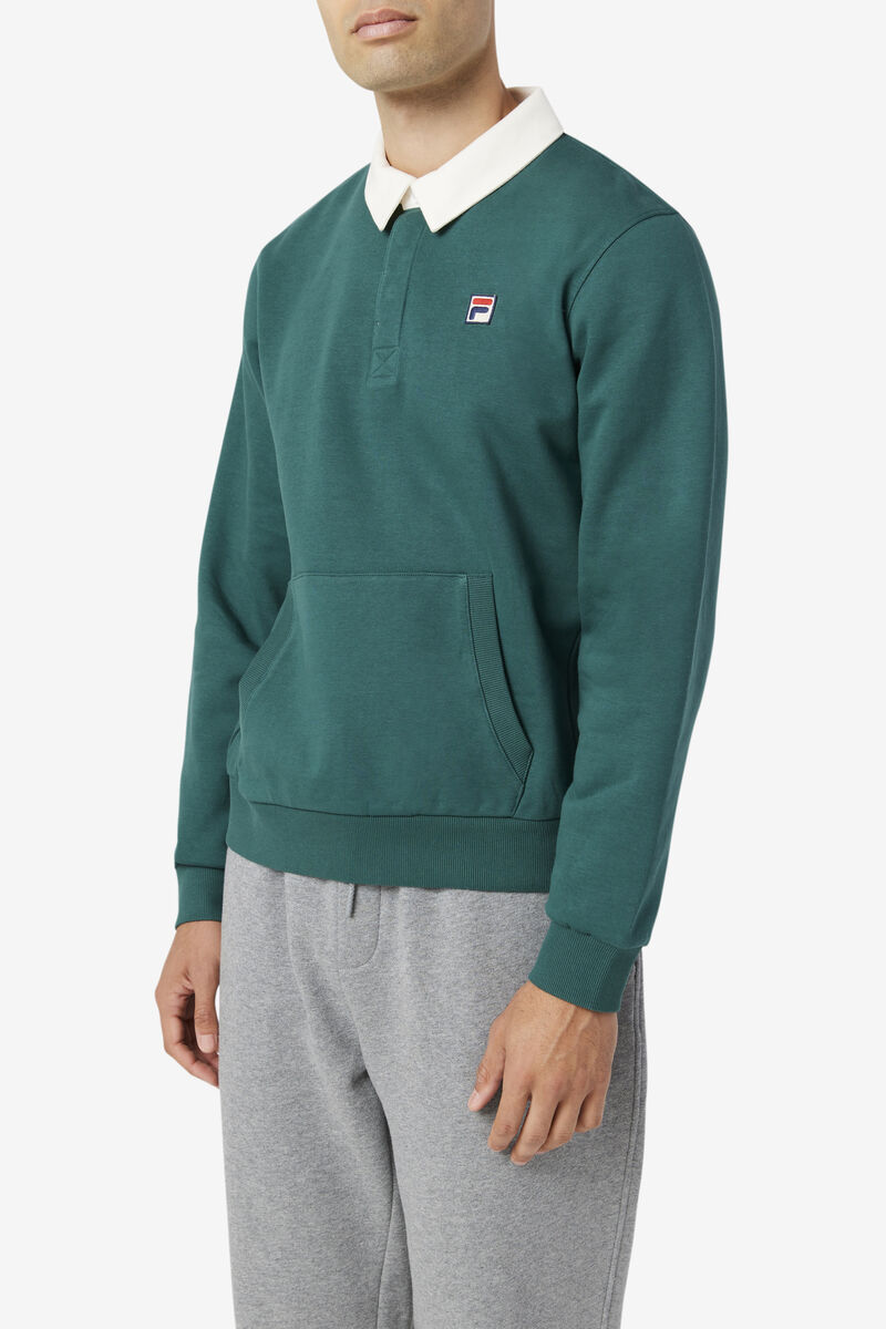 White Men's Fila Edison Fleece Rugby Rugbys | hZubWUlgJp6