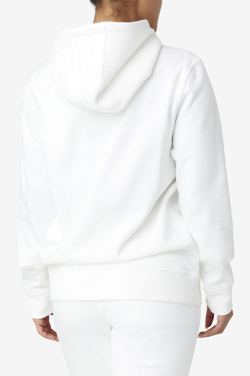 White Men's Fila Godfrey Hoodie Hoodies | XsSGzbQShed