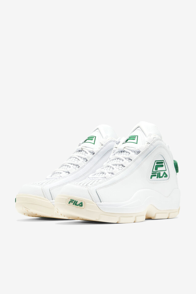 White Men's Fila Grant Hill 2 Woven Basketball Shoes | ZEmSQw6A4QK